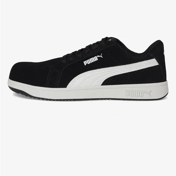 PUMA Black and White Athletic Shoes - Picture 3 of 7